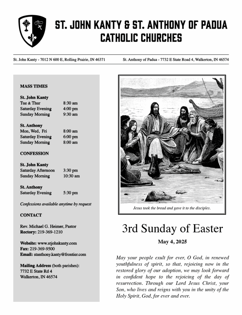 2025 - 3rd Sunday of Easter